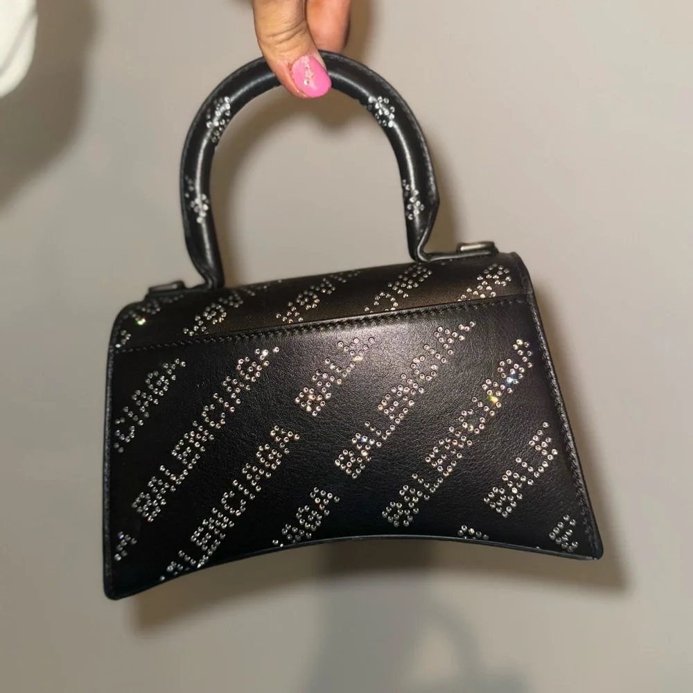 Balenciaga black rhinestone handbag small - Picture 3 of 13